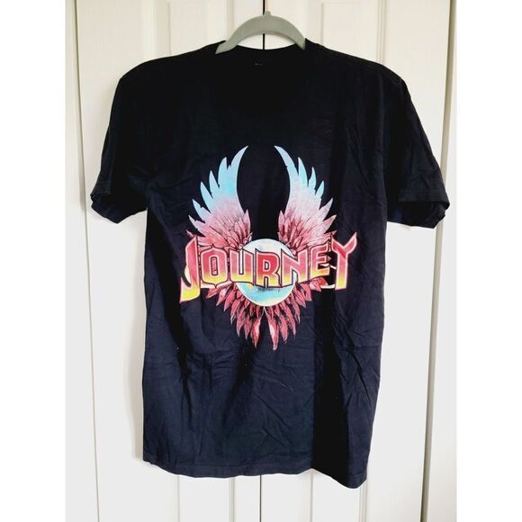 Journey & The Doobie Brothers Band Concert 2016 Tour Women's Black T-Shirt Sz M - Picture 1 of 6